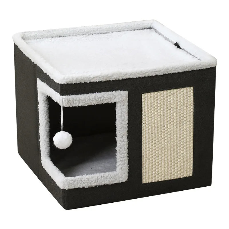 Hot Sale High Quality Foldable Cat Dog Condos Bed for Indoor Cats Cube House