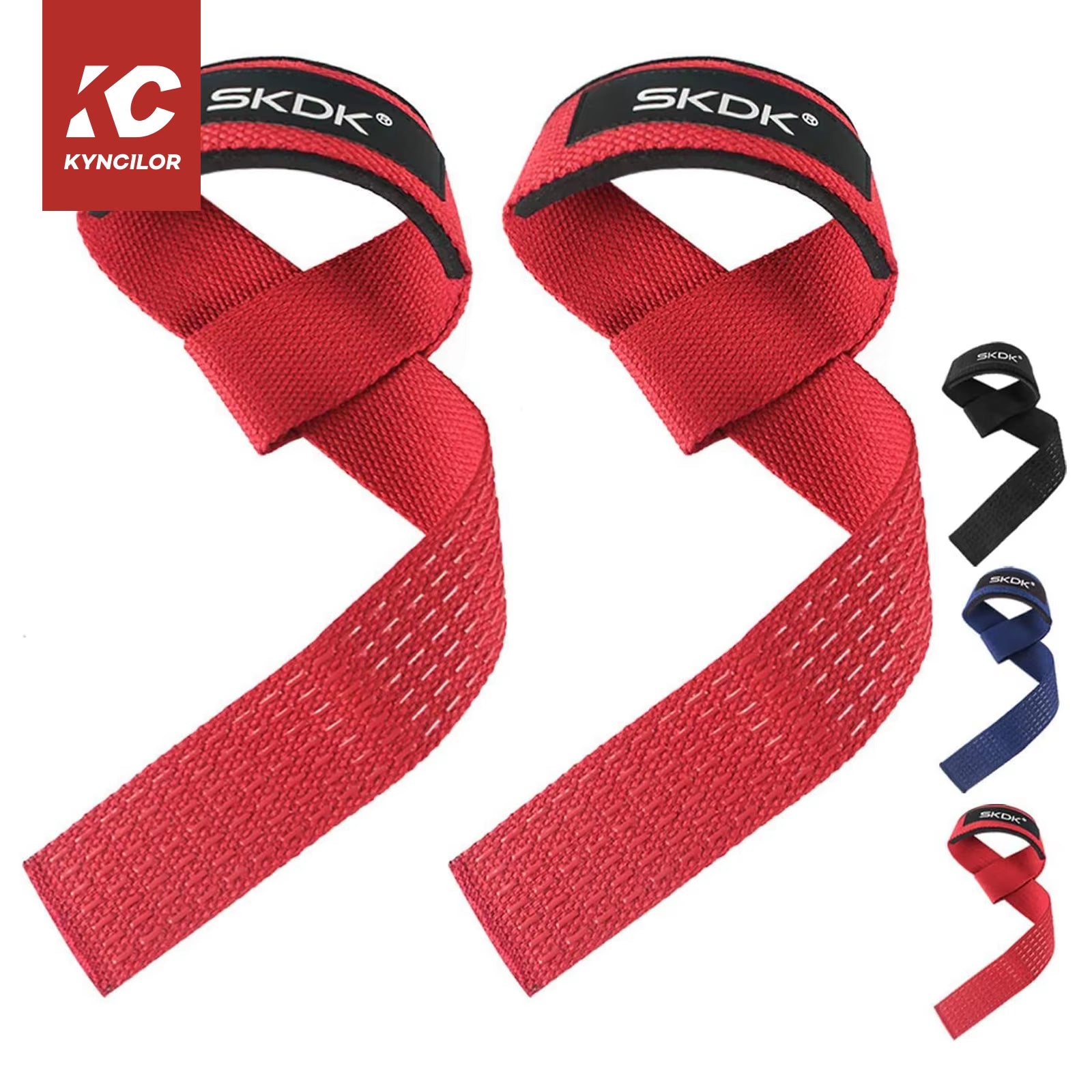 Custom Logo Weightlifting Wrist Straps Lanyard Anti-Slip Wrist Protector for Sports Fitness Gym Power Lifting Straps